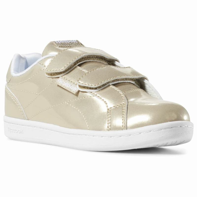 Tenisi Reebok Royal Complete Clean 2v Fete Aurii/Albi Romania KA8917VY